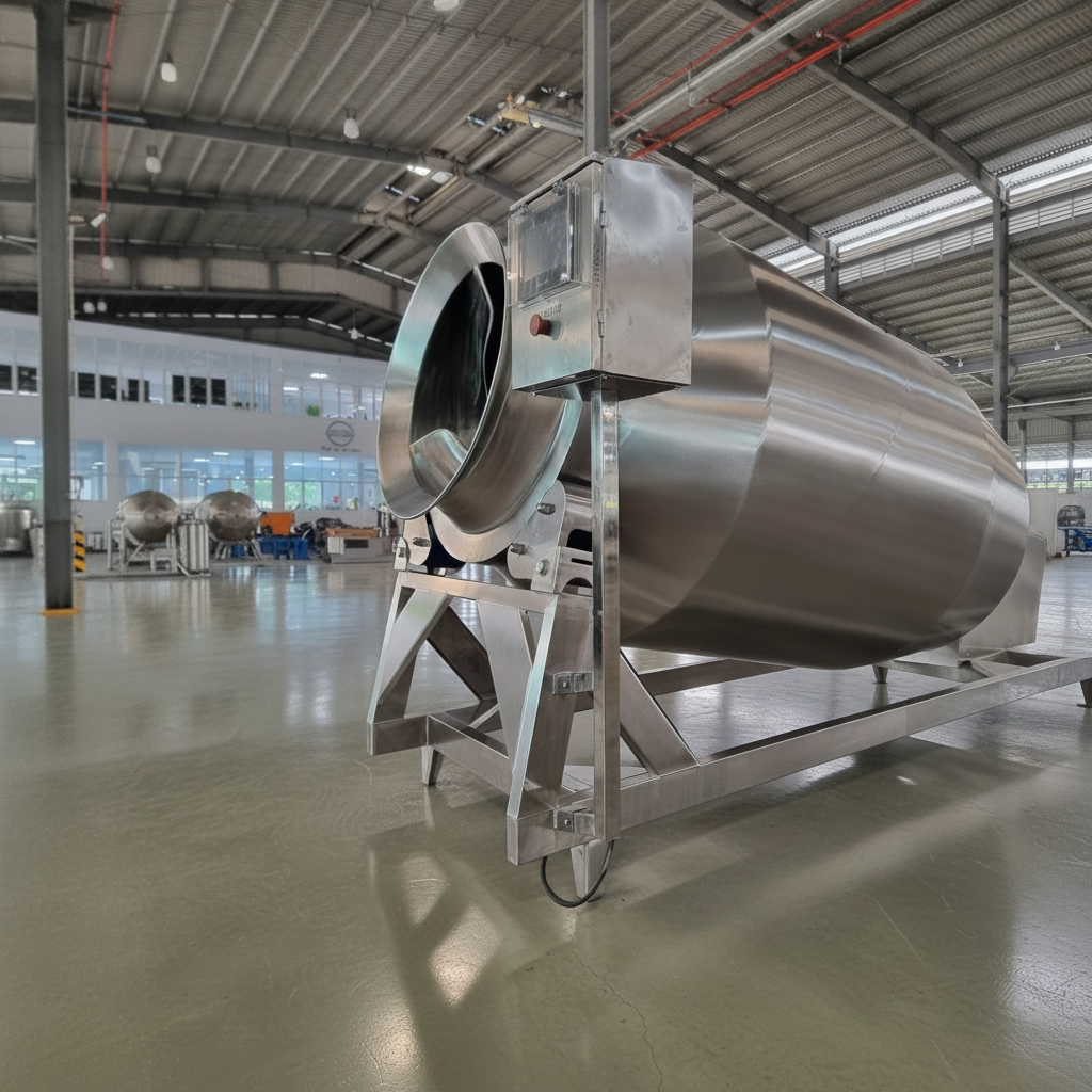 Tumbler Machine For Fish, Meat, Shrimp